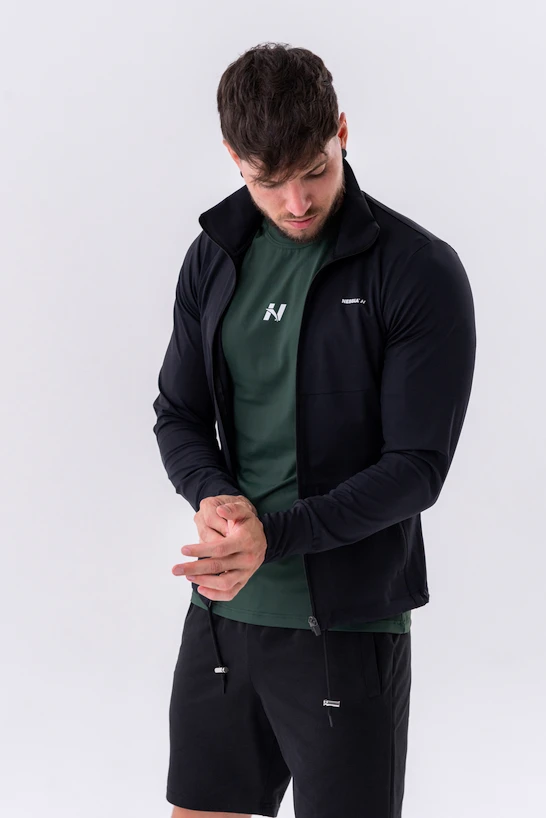 Heren T-shirt Nebbia  Classic T-shirt “Reset” 327 dark green XL