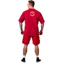 Heren T-shirt Nebbia NEBBIA x OLYMPIA Washed Oversized T-Shirt GOLDEN AGE 790 red