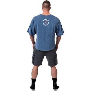Heren T-shirt Nebbia NEBBIA x OLYMPIA Washed Rag Top GOLDEN AGE 788 blue