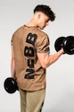 Heren T-shirt Nebbia  Washed-off Cotton T-shirt MAX OUT 357 Light Brown