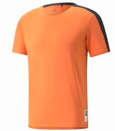 Heren T-shirt Puma Run First Mile SS Tee Deep Apricot