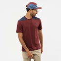 Heren T-shirt Salomon Outline SS Tee Cabernet