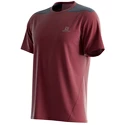 Heren T-shirt Salomon Outline SS Tee Cabernet