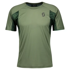 Heren T-shirt Scott Trail Run SS Frost Green/Smoked Green