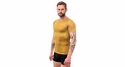 Heren T-shirt Sensor Coolmax Mesh Mustard