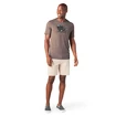 Heren T-shirt Smartwool Merino Sport 150 Overland Adventure Flint Heather