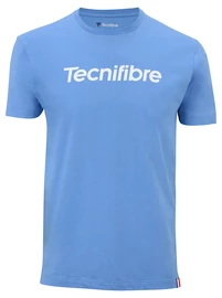 Heren T-shirt Tecnifibre Club Cotton Tee Azur