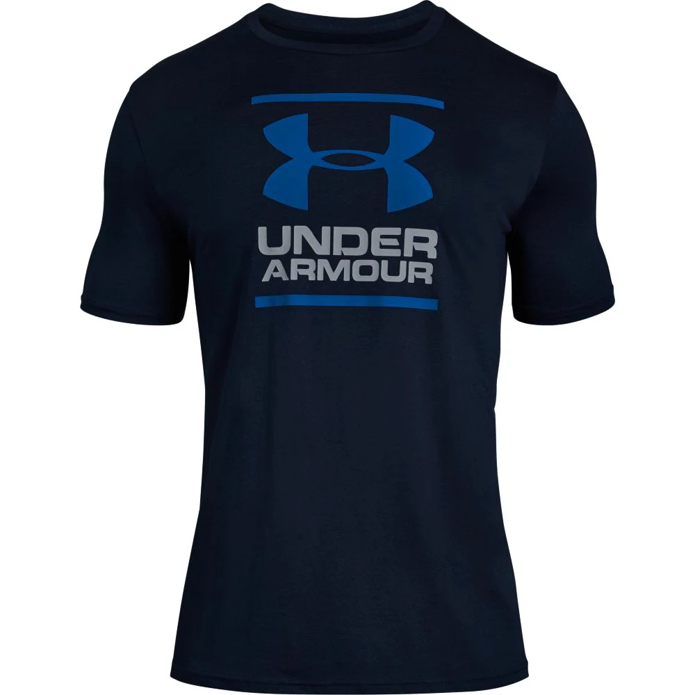Heren T-shirt Under Armour  GL Foundation SS T Dark Blue