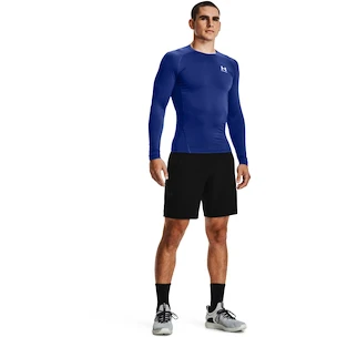 Heren T-shirt Under Armour HeatGear Comp LS Blue