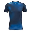 Heren T-shirt Under Armour HeatGear Rush 2.0 Print SS Blue