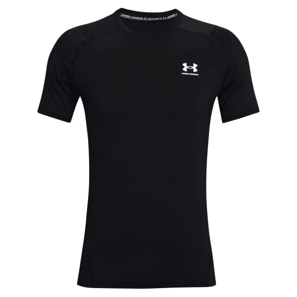 Heren T-shirt Under Armour  HG Armour Fitted SS-BLK