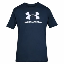 Heren T-shirt Under Armour SPORTSTYLE LOGO SS Midnight Navy