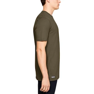 Heren T-shirt Under Armour  Tac Cotton T Brown