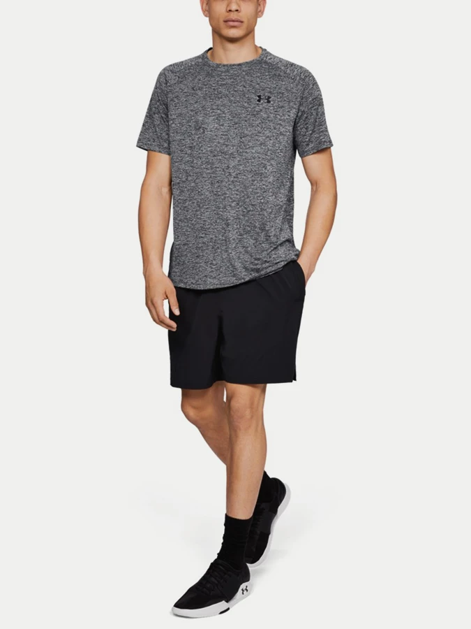 Heren T-shirt Under Armour  Tech 2.0 SS Tee Grey