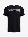 Heren T-shirt Under Armour  UA CAMO CHEST STRIPE SS-BLK