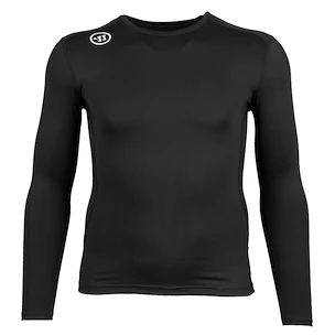 Heren T-shirt Warrior  Compression LS Senior XXL, Zwart