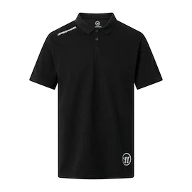 Heren T-shirt Warrior Street Cotton Polo Black