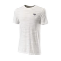 Heren T-shirt Wilson Kaos Rapide Seamless Crew II China White