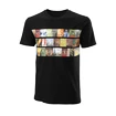 Heren T-shirt Wilson  Photo Cotton Tee Slim-Fit Black