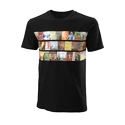 Heren T-shirt Wilson  Photo Cotton Tee Slim-Fit Black