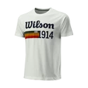 Heren T-shirt Wilson  Script ´14 Tech Tee Blanc