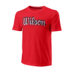 Heren T-shirt Wilson  Script Eco Cotton Tee-Slimfit Red