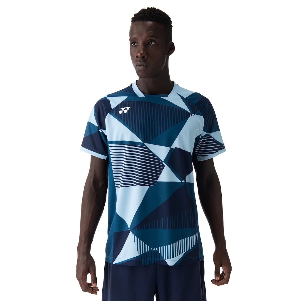 Heren T-shirt Yonex  Men's Crew Neck Shirt 10635 Ink Blue