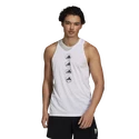 Heren tanktop adidas Run Logo Tank White