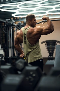 Heren tanktop Nebbia  Gym Tank Top FLEXIN' 360 Green