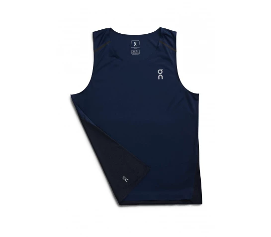 Heren tanktop On  Denim/Navy XL