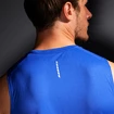 Heren tanktop Salomon Cross Run Tank Nautical Blue/Black
