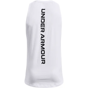 Heren tanktop Under Armour  BASELINE COTTON TANK White S