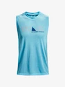 Heren tanktop Under Armour  Run Trail Tank-BLU