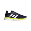 Heren tennisschoenen adidas  SoleMatch Bounce Victory Blue/White/Acid Yellow