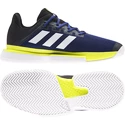 Heren tennisschoenen adidas  SoleMatch Bounce Victory Blue/White/Acid Yellow