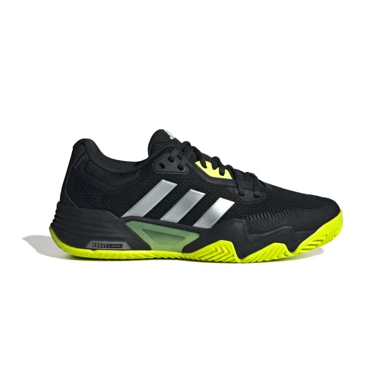 Heren tennisschoenen adidas Solematch Control 2 Clay Core Black/Lucid Lemon