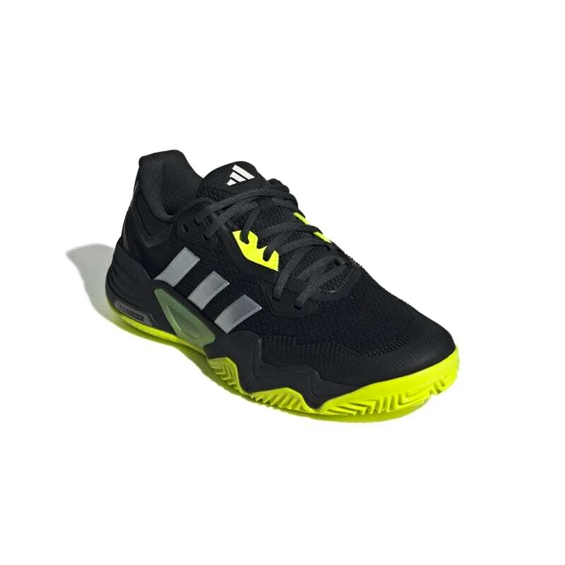 Heren tennisschoenen adidas Solematch Control 2 Clay Core Black/Lucid Lemon