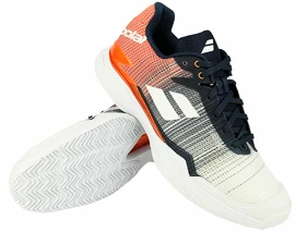 Heren tennisschoenen Babolat Jet Mach II Clay White/Orange