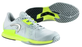 Heren tennisschoenen Head Sprint Pro 3.5 AC Grey/Yellow