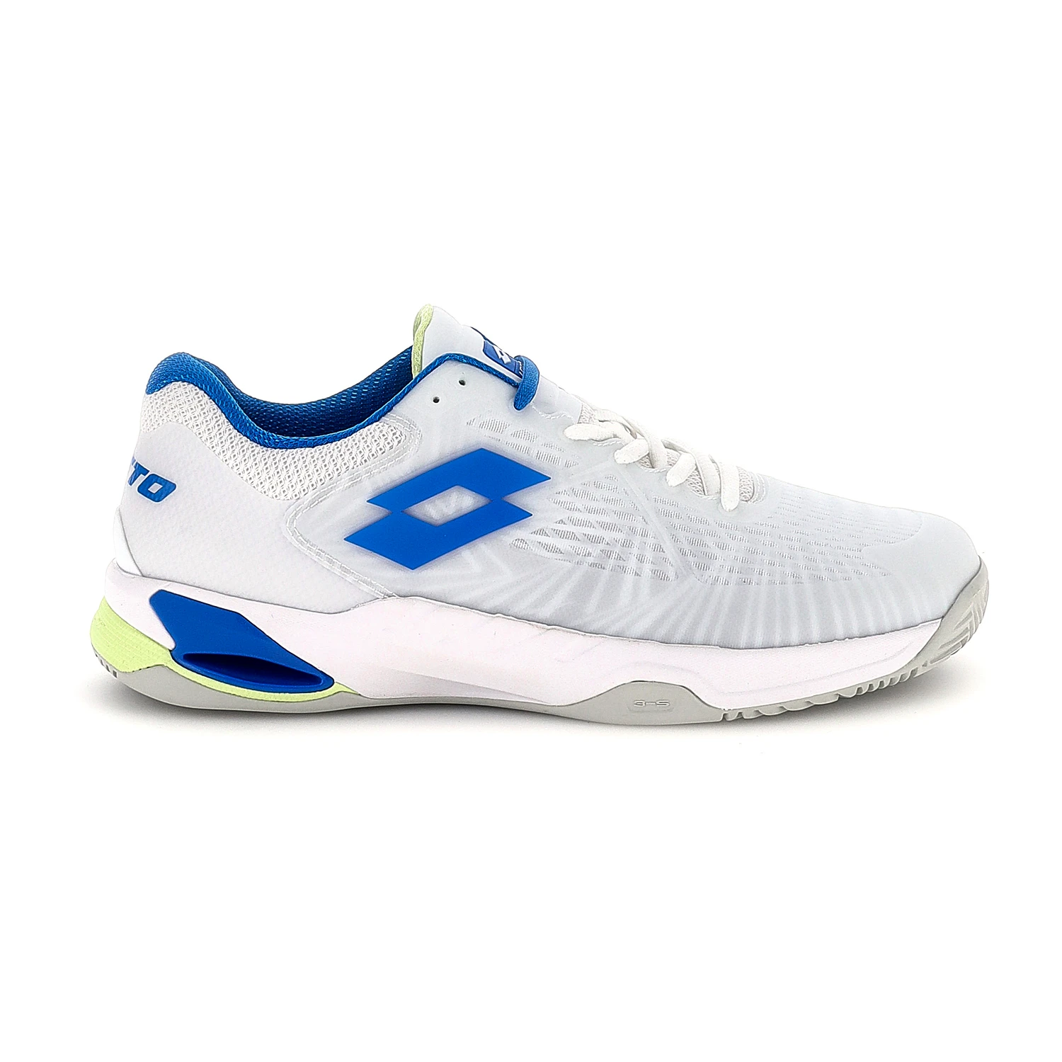 Heren tennisschoenen Lotto Mirage 100 II Clay All White/Dodgers Blue  EUR 43,5