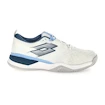 Heren tennisschoenen Lotto Raptor Hyperpulse 100 III Clay All White/Mallard Blue  EUR 41