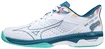 Heren tennisschoenen Mizuno  Wave Exceed Tour 5 AC White/Moroccan Blue