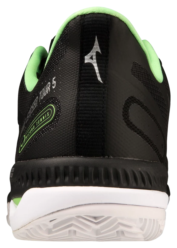 Heren tennisschoenen Mizuno Wave Exceed Tour 5 Clay Black/Silver  EUR 42,5