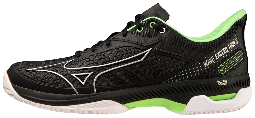 Heren tennisschoenen Mizuno Wave Exceed Tour 5 Clay Black/Silver  EUR 42,5