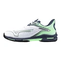 Heren tennisschoenen Mizuno Wave Exceed Tour 6 CC White/India Ink/Neo Mint