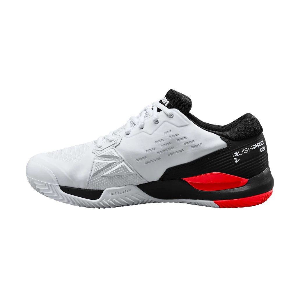 Heren tennisschoenen Wilson Rush Pro Ace Clay White/Black