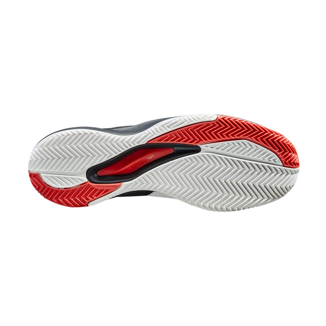 Heren tennisschoenen Wilson Rush Pro Ace Clay White/Black