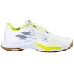 Heren zaalschoenen Babolat  Shadow Tour 5 Men White/Lime  EUR 44,5
