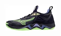 Heren zaalschoenen Mizuno  WAVE MOMENTUM 3 Evening Blue/Techno Green/Iolite