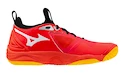 Heren zaalschoenen Mizuno  WAVE MOMENTUM 3 Radiant Red/White/Carrot Curl